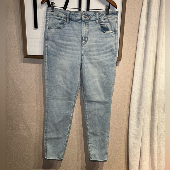 American Eagle jegging denim jeans 14 regular - Picture 2 of 5